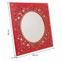 Miroir mural Alexandra House Living Rouge verre Laiton Bois MDF 1 x 84 x 84 cm