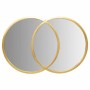 Wall mirror Alexandra House Living Gold Metal Glass MDF Wood 60 x 3 x 90 cm