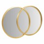 Wall mirror Alexandra House Living Gold Metal Glass MDF Wood 60 x 3 x 90 cm