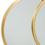 Wall mirror Alexandra House Living Gold Metal Glass MDF Wood 60 x 3 x 90 cm