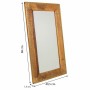 Miroir mural Alexandra House Living Marron Laiton Bois de manguier Bois MDF 1 x 88 x 49 cm