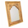 Wall mirror Alexandra House Living White Natural Glass Mango wood MDF Wood 3 x 51 x 42 cm