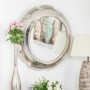 Wall mirror Alexandra House Living Silver Metal Glass 76 x 11 x 76 cm