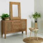 Wall mirror Alexandra House Living Fir wood MDF Wood 4 x 90 x 60 cm