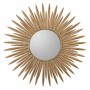 Wall mirror Alexandra House Living Golden Glass Iron 3 x 92 x 92 cm