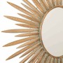 Wall mirror Alexandra House Living Golden Glass Iron 3 x 92 x 92 cm