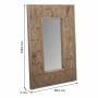 Wall mirror Alexandra House Living White Fir wood 10 x 114 x 73 cm