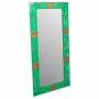 Miroir mural Alexandra House Living Vert Doré verre Bois de manguier 1 x 113 x 52 cm