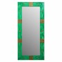 Wall mirror Alexandra House Living Green Golden Glass Mango wood 1 x 113 x 52 cm