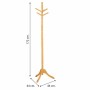 Hat stand Alexandra House Living Honey 44 x 172 x 44 cm