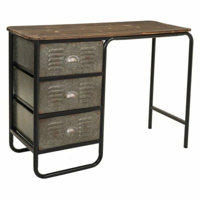 Bureau Alexandra House Living Marron Bois Métal 42 x 79 x 104 cm