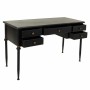 Bureau Alexandra House Living Noir Métal 75 x 75 x 122 cm