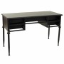 Bureau Alexandra House Living Noir Métal 75 x 75 x 122 cm