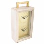 Horloge de table Alexandra House Living Laiton verre Fer Bois de manguier 9 x 30 x 15 cm