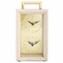 Horloge de table Alexandra House Living Laiton verre Fer Bois de manguier 9 x 30 x 15 cm