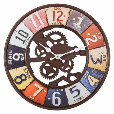 Horloge Murale Alexandra House Living Bois MDF 39 x 2 x 39 cm