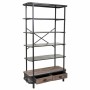 Shelves Alexandra House Living Grey Iron Fir wood 40 x 181 x 100 cm