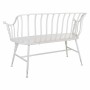 Banc Alexandra House Living Blanc Fer 53 x 86 x 128 cm