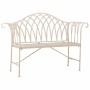 Bench Alexandra House Living White Iron 50 x 88 x 110 cm