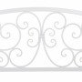 Bench Alexandra House Living White Iron 53 x 91 x 153 cm