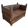 Banc Alexandra House Living Marron Bois de manguier 84 x 99 x 144 cm