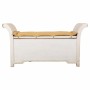 Bench Alexandra House Living White Cotton Mango wood 42 x 63 x 120 cm