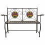 Banc Alexandra House Living Noir Fer Carrelage 50 x 88 x 110 cm