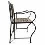 Banc Alexandra House Living Noir Fer Carrelage 50 x 88 x 110 cm