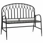 Bench Alexandra House Living Black Metal 56 x 98 x 118 cm