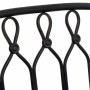 Bench Alexandra House Living Black Metal 56 x 98 x 118 cm