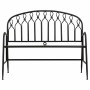 Bench Alexandra House Living Black Metal 56 x 98 x 118 cm