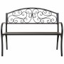 Bench Alexandra House Living Black Iron 53 x 91 x 153 cm