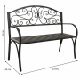 Banc Alexandra House Living Noir Fer 53 x 91 x 153 cm