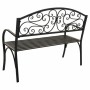 Banc Alexandra House Living Noir Fer 53 x 91 x 153 cm