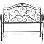 Bench Alexandra House Living Black Iron 50 x 88 x 110 cm