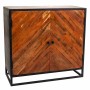 Console Alexandra House Living Black Wood Iron 40 x 82 x 89 cm