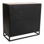 Console Alexandra House Living Black Wood Iron 40 x 82 x 89 cm