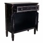 Console Alexandra House Living Noir Métal verre Bois d'épicéa Bois MDF 36 x 88 x 80 cm