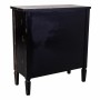 Console Alexandra House Living Black Metal Glass Fir wood MDF Wood 36 x 88 x 80 cm