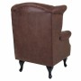 Armchair Alexandra House Living Black 84 x 86 x 84 cm Polyskin