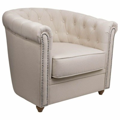 Armchair Alexandra House Living Beige 80 x 72 x 80 cm Upholstery