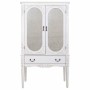 Armoire Alexandra House Living Blanc verre Bois d'épicéa Bois MDF 12 x 140 x 80 cm