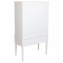 Cupboard Alexandra House Living White Glass Fir wood MDF Wood 12 x 140 x 80 cm