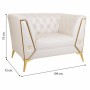 Fauteuil Alexandra House Living Blanc 72 x 75 x 104 cm Rembourrage