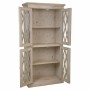 Display Stand Alexandra House Living Glass Iron Mango wood 40 x 183 x 90 cm