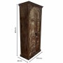 Cupboard Alexandra House Living Brown polystyrene Mango wood 40 x 225 x 101 cm