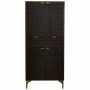 Cupboard Alexandra House Living Brown Wood Iron 40 x 180 x 80 cm