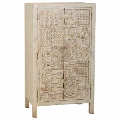 Cupboard Alexandra House Living White Wood 35 x 140 x 78 cm