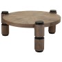 Centre Table Alexandra House Living Brown Wood Iron Plate Fir wood 110 x 46 x 110 cm