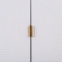 Cupboard Alexandra House Living White Golden MDF Wood 36 x 118 x 62 cm